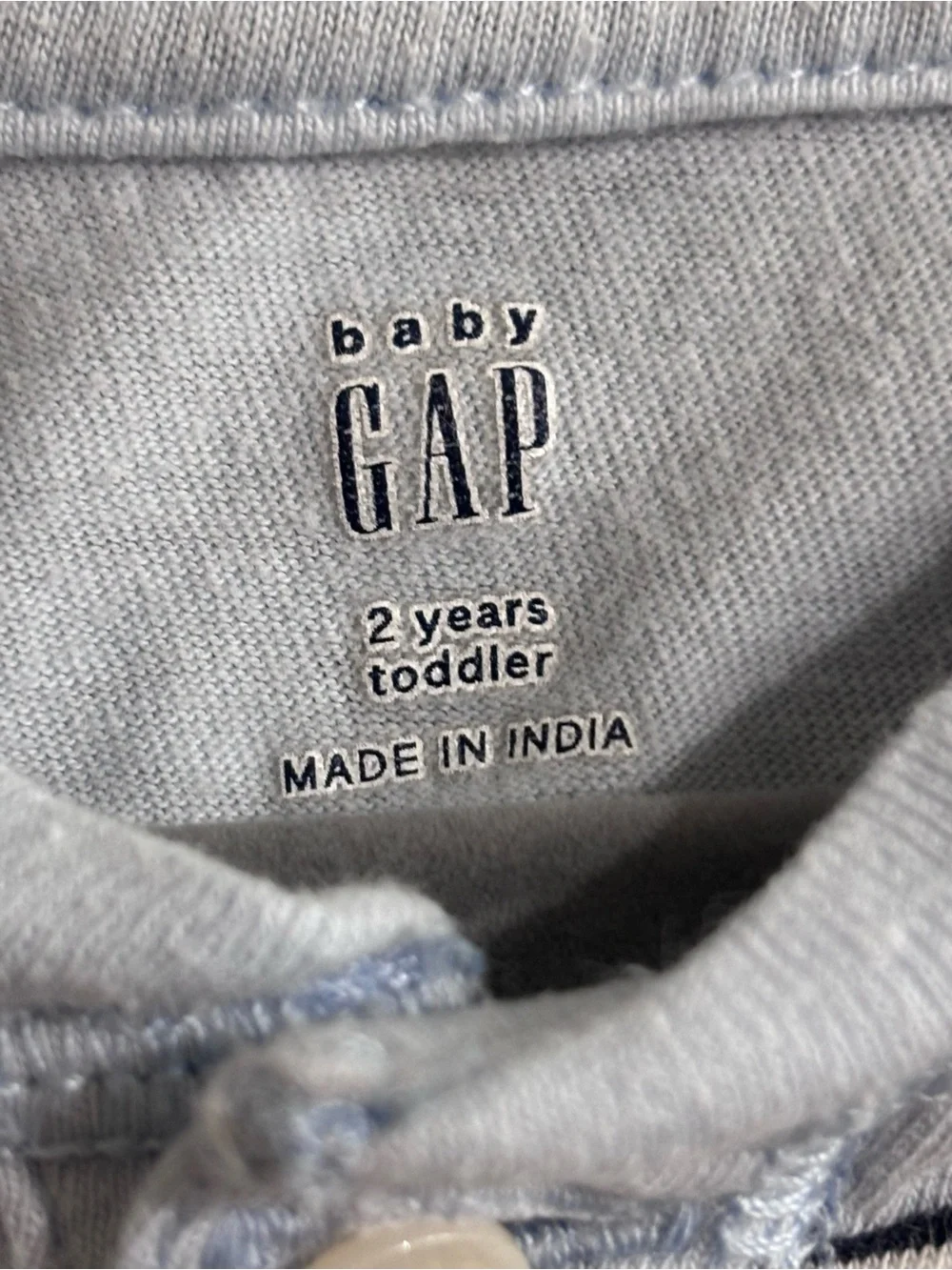 Baby GAP 2T Boys' Light Blue Striped Tee
